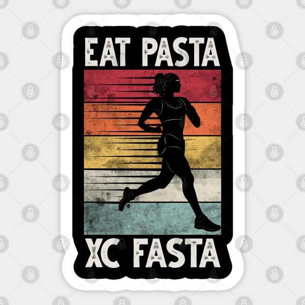 XC Cross Country Runner Coach Sticker by BOOBYART